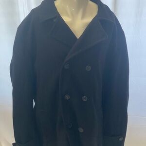 Calvin Klein Men's Black Pea Coat